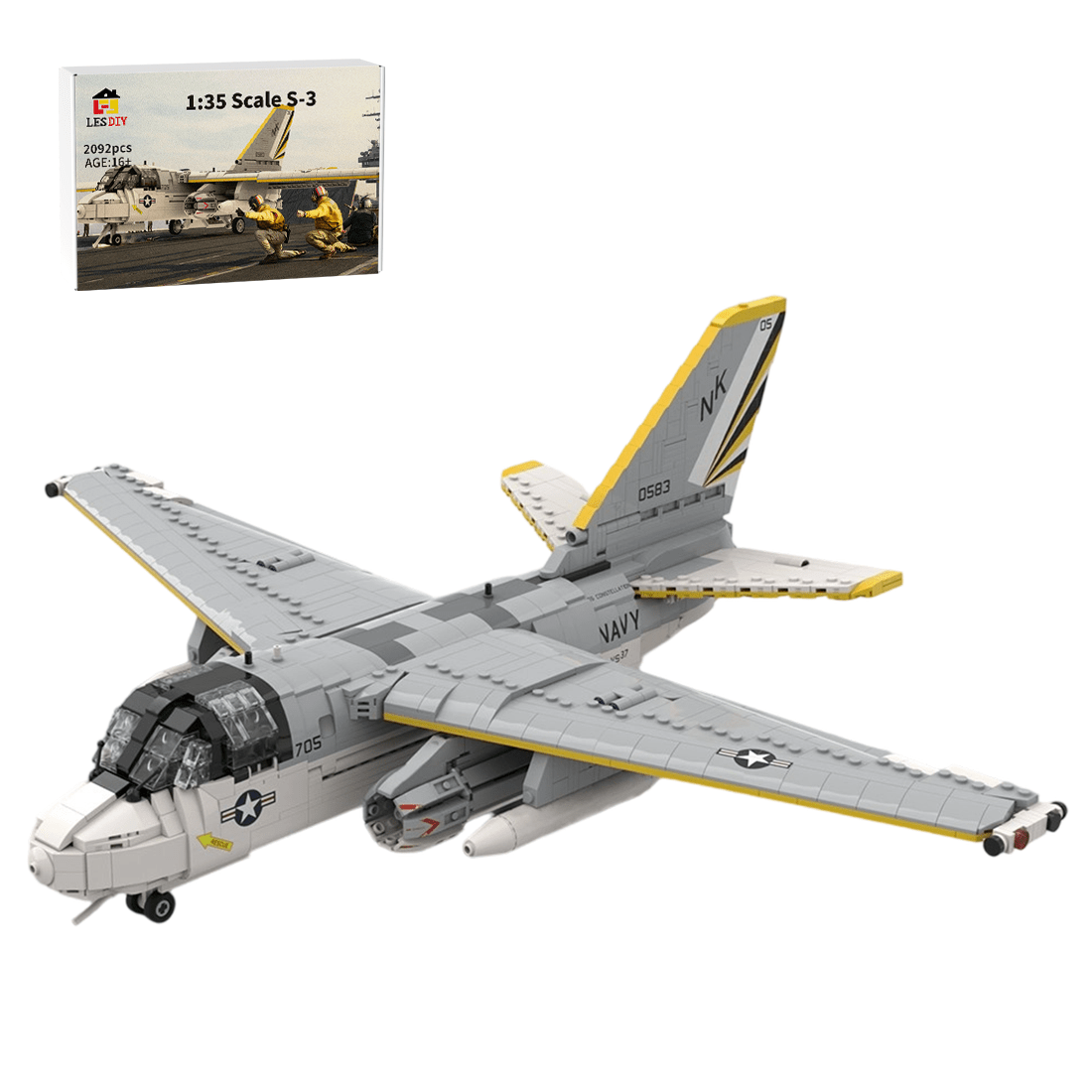 MOC - 150877 1:35 Scale S - 3 Viking Klemmbausteine - LesDiy - Klemmbausteine