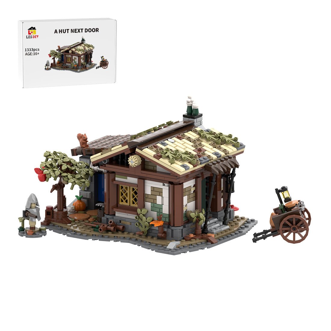 MOC - 150993 A HUT NEXT DOOR Klemmbausteine - LesDiy - Klemmbausteine