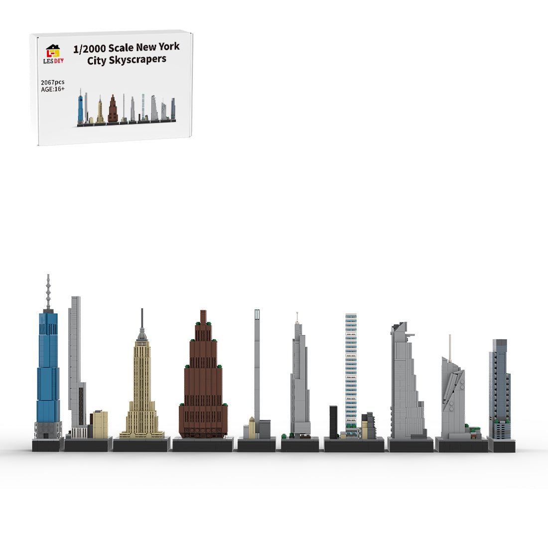 MOC-151842 1/2000 Scale Tallest Buildings in New York City ...