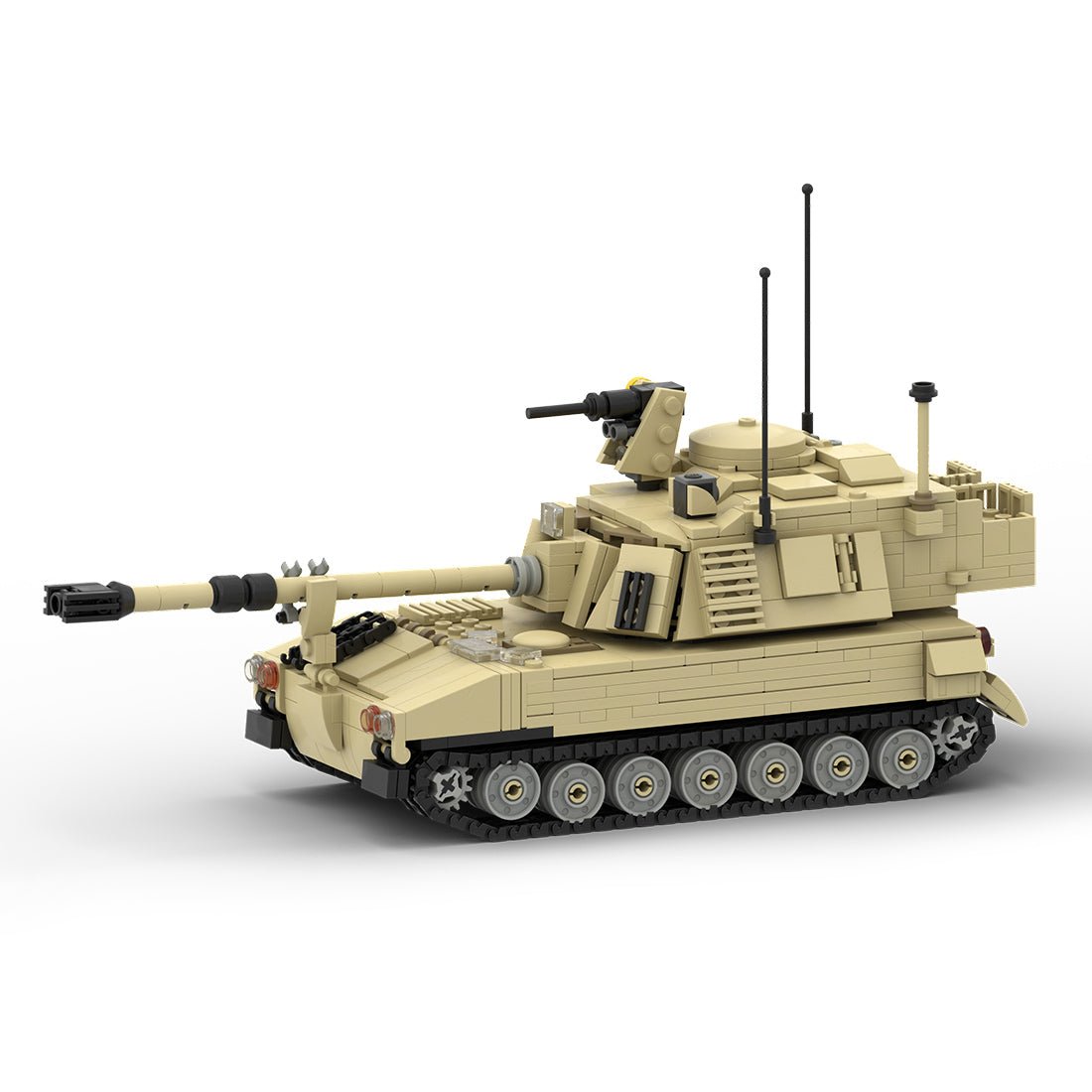 MOC - 152147 M - 109 PALADIN | 155mm Howitzer | 1:35 Scale Klemmbausteine - LesDiy - Klemmbausteine