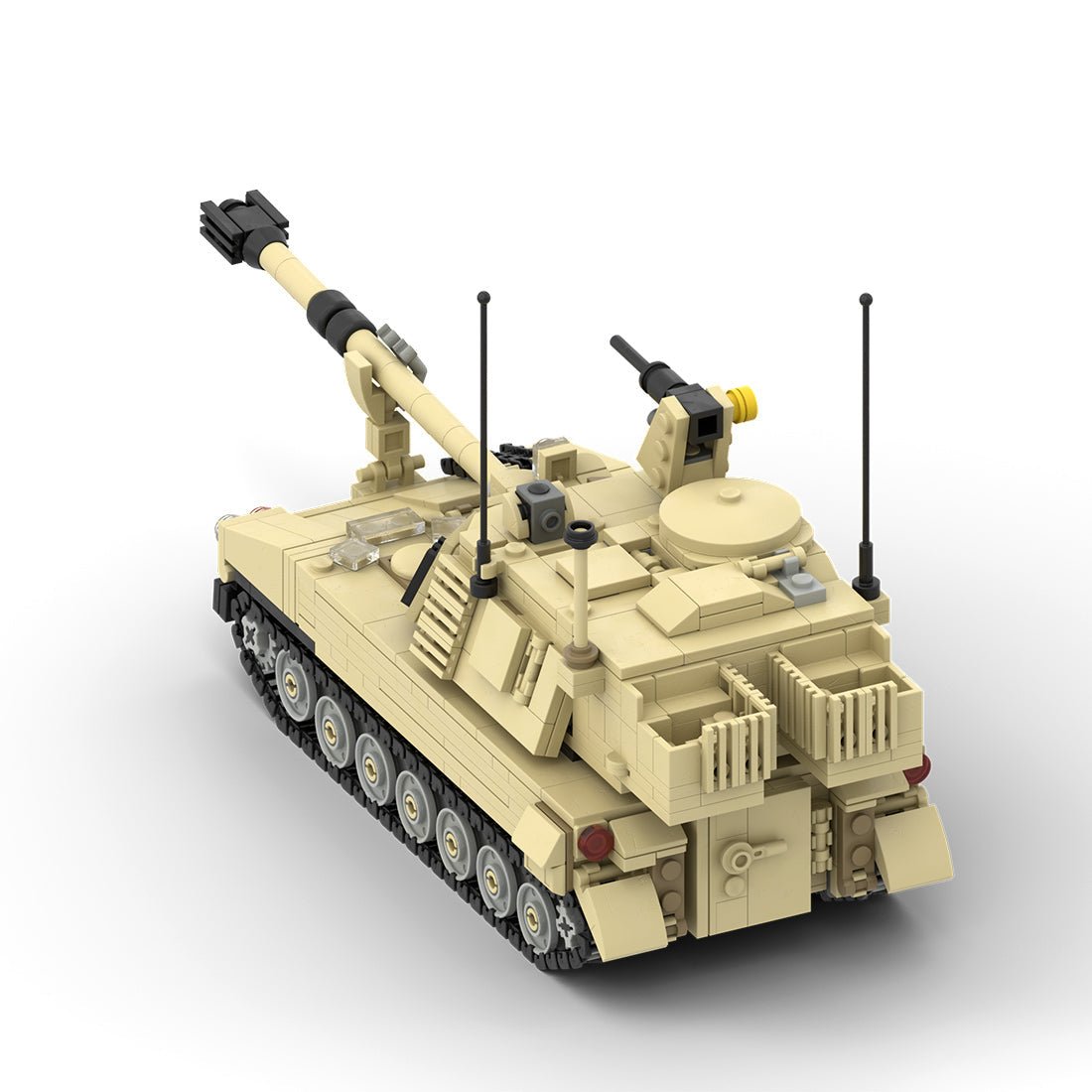 MOC - 152147 M - 109 PALADIN | 155mm Howitzer | 1:35 Scale Klemmbausteine - LesDiy - Klemmbausteine