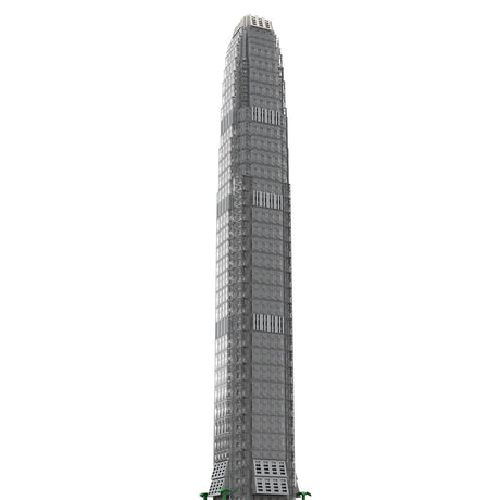 MOC - 153369 Two International Finance Centre 1:800 Scale Hong Kong Klemmbausteine - LesDiy - Klemmbausteine