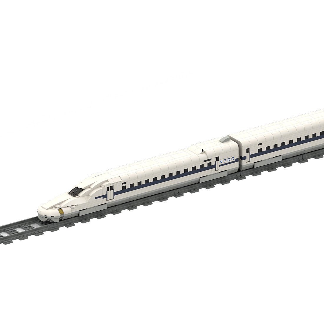 MOC - 153597 Shinkansen N700 | Bullet Train - 1:70 Scale Klemmbausteine - LesDiy - Klemmbausteine