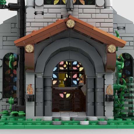 MOC-153931 Kirche der Löwenritter (passend zu 10305) Klemmbausteine-LesDiy-Klemmbausteine