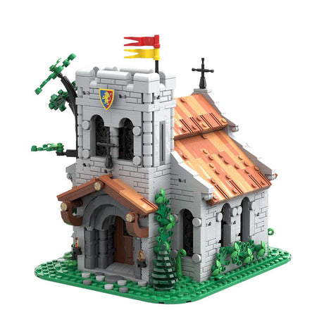 MOC-153931 Kirche der Löwenritter (passend zu 10305) Klemmbausteine-LesDiy-Klemmbausteine