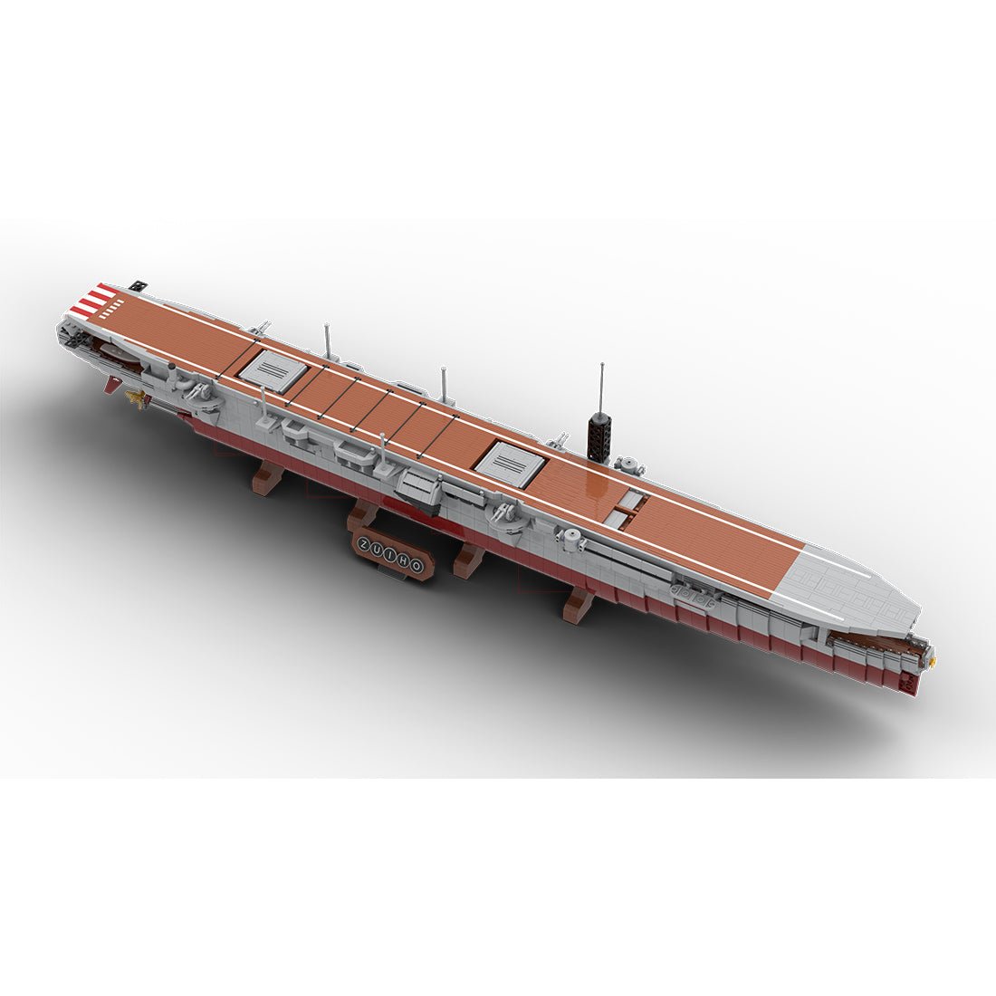 MOC - 15425 Japanese Zuiho Light Aircraft Carrier klemmbausteine - LesDiy - Klemmbausteine