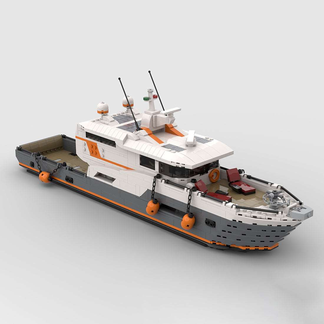 MOC-155372 Ferry Yacht Klemmbausteine - LesDiy