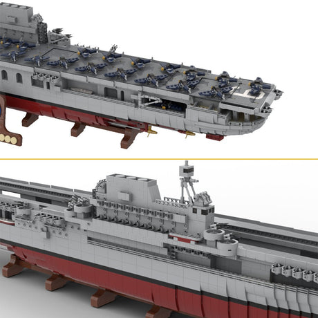 MOC - 15594 USS Enterprise (CV - 6) - LesDiy - Klemmbausteine