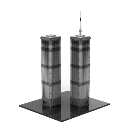 MOC - 156672 World Trade Center (09.11.01) Klemmbausteine - LesDiy - Klemmbausteine