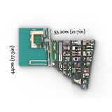 MOC - 156806 1/2000 Scale American Financial district Klemmbausteine - LesDiy - Klemmbausteine