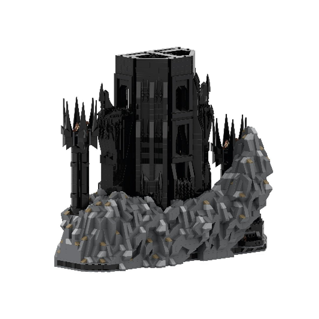 MOC - 157662 UCS Barad - Dur part 4/6 Klemmbausteine - LesDiy - Klemmbausteine