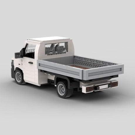 MOC-158193 VW T5 Transporter Flatbed Klemmbausteine-LesDiy-Klemmbausteine
