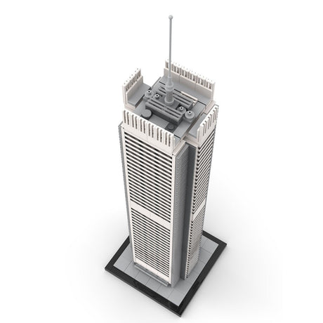 MOC - 158401 The New York Times Building / Tower 1:800 Scale Klemmbausteine - LesDiy - Klemmbausteine