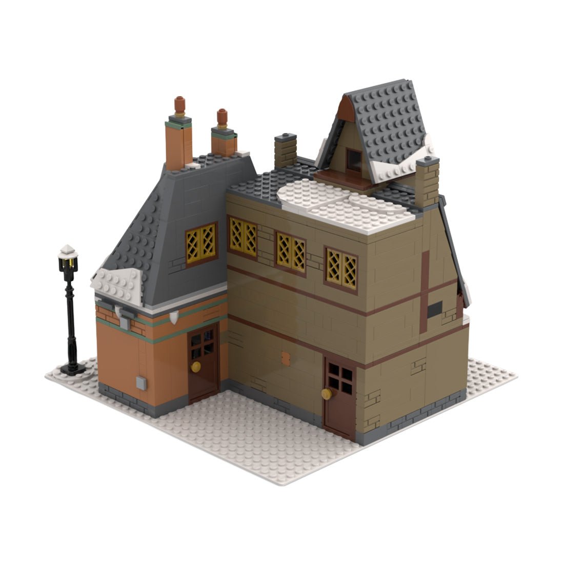 MOC - 158767 Winter Hut Klemmbausteine - LesDiy - Klemmbausteine