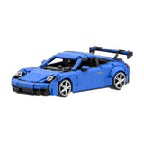 MOC - 159650 Porsche 992 GT3 Klemmbausteine (Blue Version) - LesDiy - Klemmbausteine