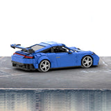MOC - 159650 Porsche 992 GT3 Klemmbausteine (Blue Version) - LesDiy - Klemmbausteine