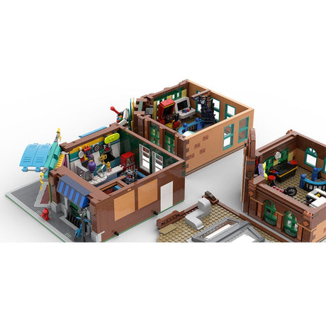 MOC - 159975 The Last Arcade Modular Klemmbausteine - LesDiy - Klemmbausteine