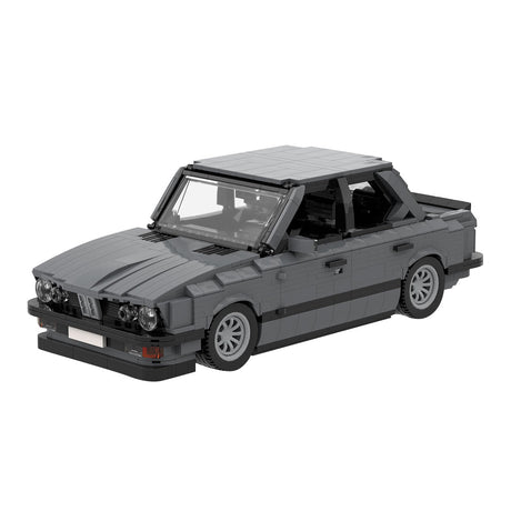 MOC-161114 BMW M5 E28 Dark Bluish Gray Klemmbausteine-LesDiy-Klemmbausteine