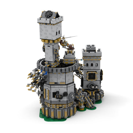 MOC - 161376 Medieval Clockwork Castle Klemmbausteine - LesDiy - Klemmbausteine