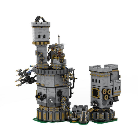MOC - 161376 Medieval Clockwork Castle Klemmbausteine - LesDiy - Klemmbausteine