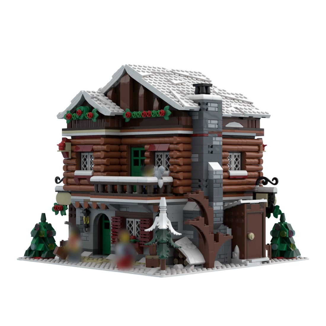 MOC - 161989 Schneehüttenszene Klemmbausteine - LesDiy - Klemmbausteine
