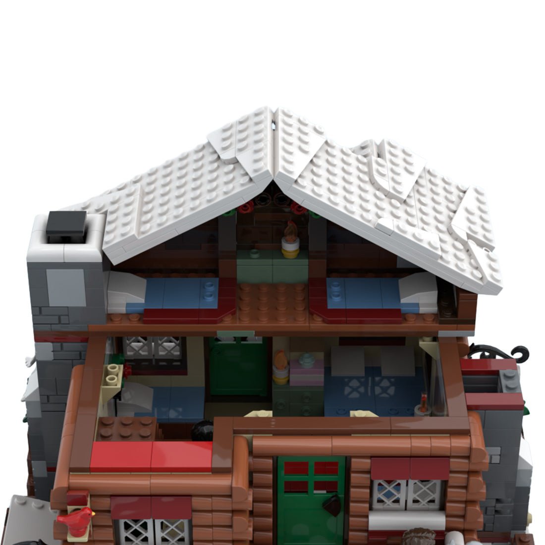 MOC - 161989 Schneehüttenszene Klemmbausteine - LesDiy - Klemmbausteine