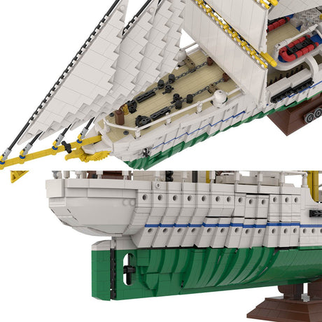 MOC - 162206 Gorch Fock Klemmbausteine - LesDiy - Klemmbausteine