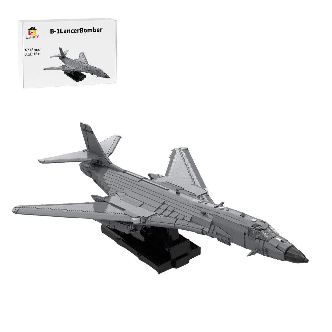 MOC - 163732 B - 1 Lancer Bomber Klemmbausteine - LesDiy - Klemmbausteine