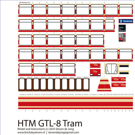 MOC - 163849 HTM GTL - 8 TramDesign Klemmbausteine - LesDiy - Klemmbausteine