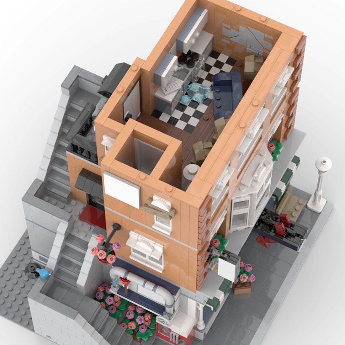 MOC - 164038 Hardware Store and Apartment Renovation Klemmbausteine - LesDiy - Klemmbausteine