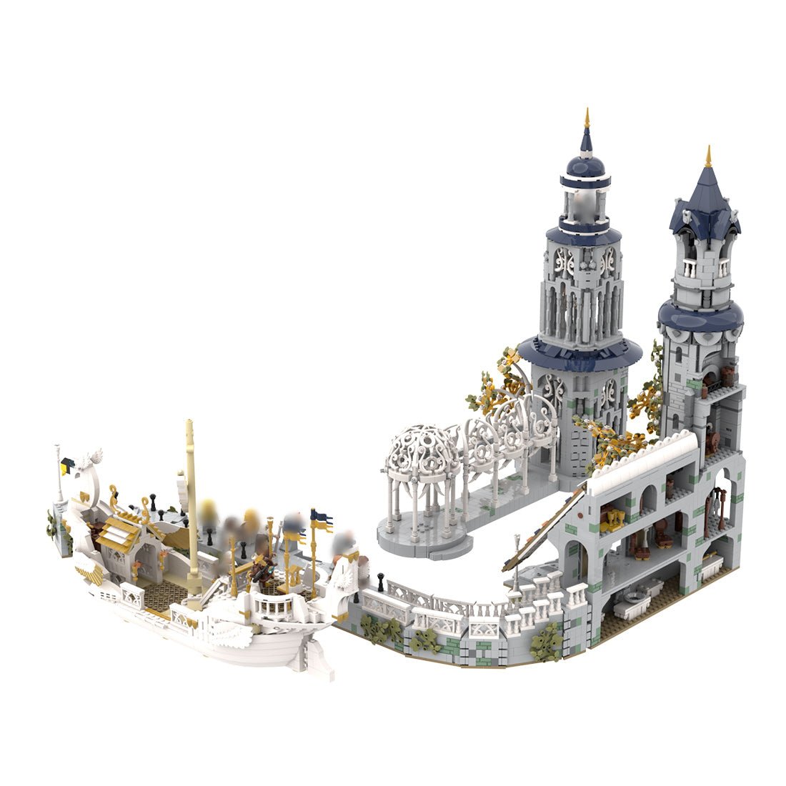 MOC - 164397 Grey Havens Klemmbausteine - LesDiy - Klemmbausteine