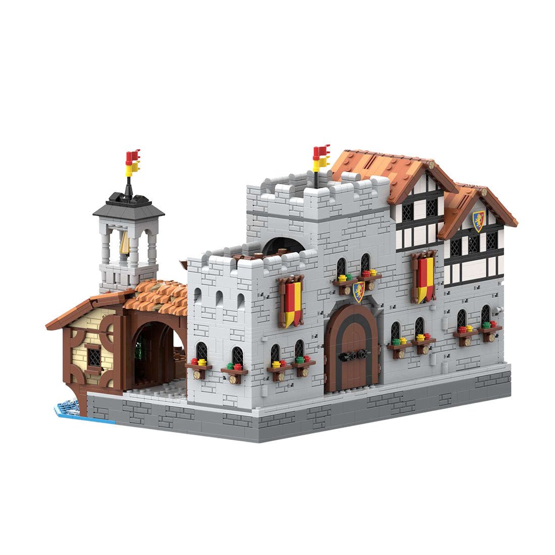 MOC - 164496 Lion Knights' Harbor Klemmbausteine - LesDiy - Klemmbausteine