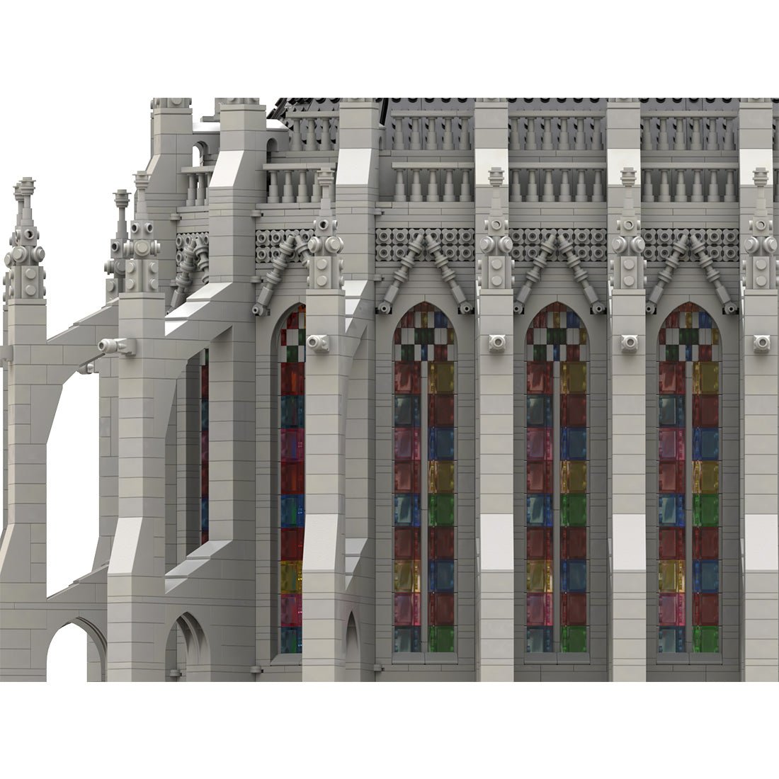 MOC - 165277 Gothic Cathedral Module 1 - Choir Klemmbausteine - LesDiy - Klemmbausteine