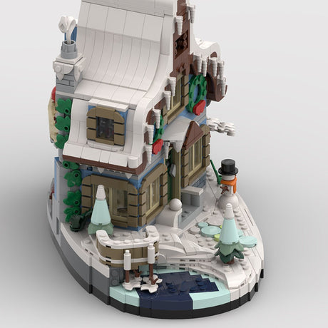 MOC - 165379 Winter House Klemmbausteine - LesDiy - Klemmbausteine