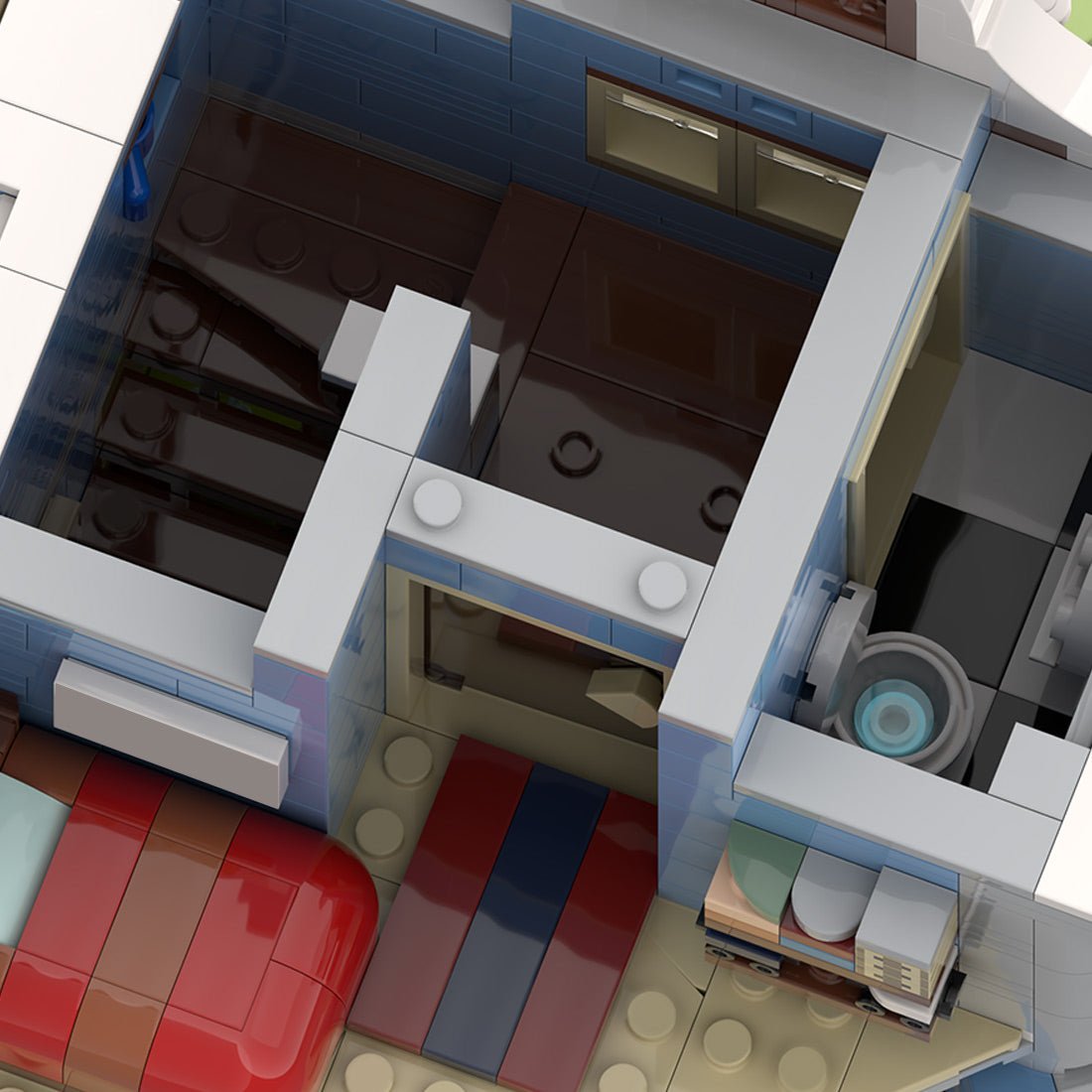 MOC - 165379 Winter House Klemmbausteine - LesDiy - Klemmbausteine