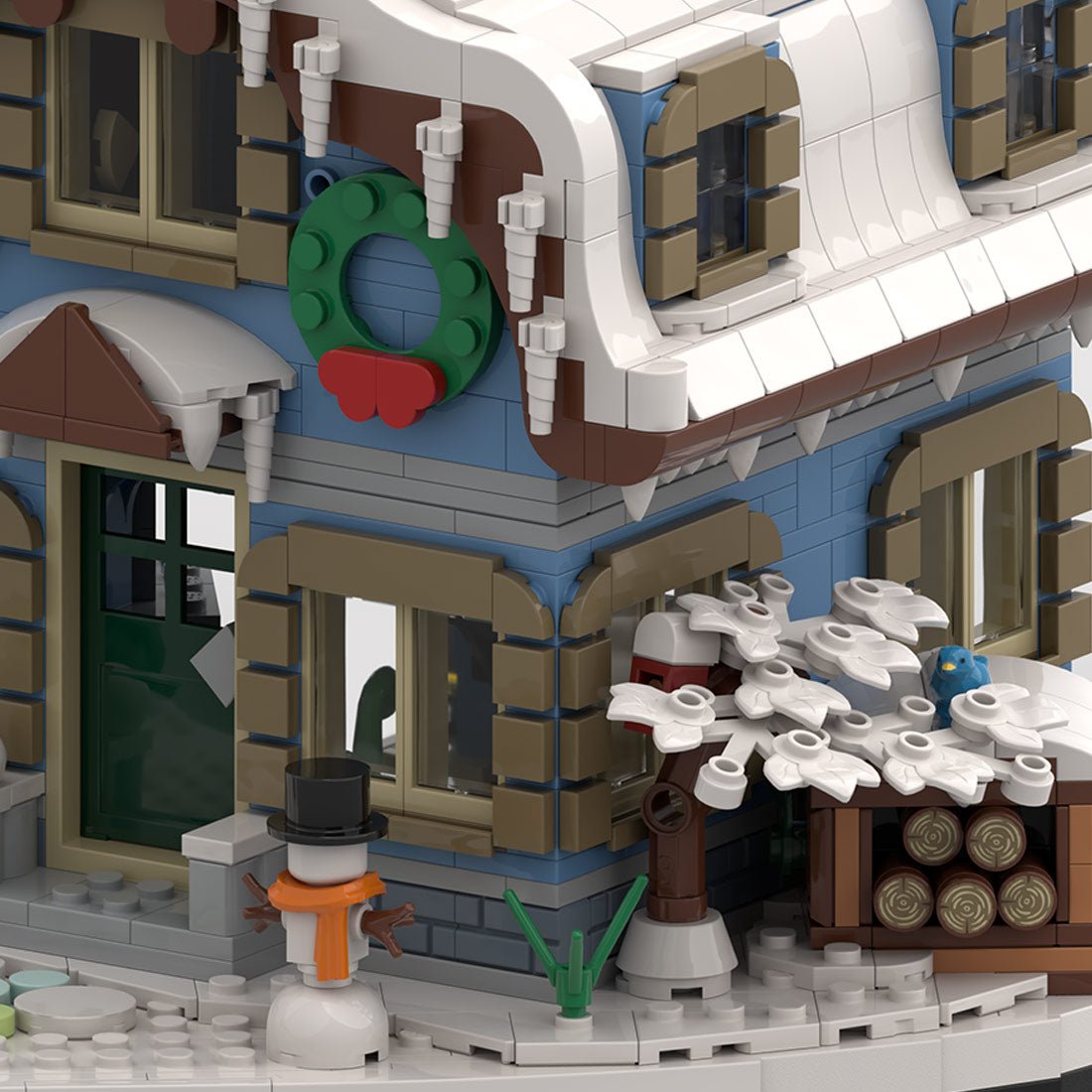 MOC - 165379 Winter House Klemmbausteine - LesDiy - Klemmbausteine