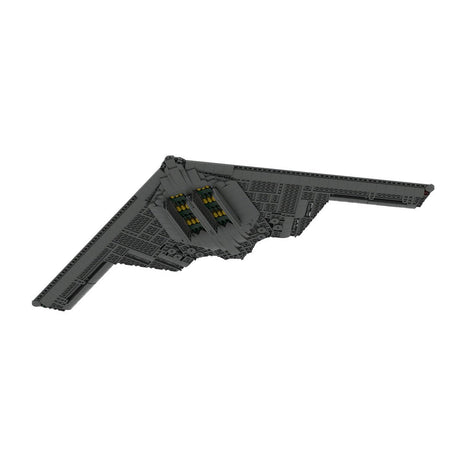 MOC - 166363 1/70 B - 2 Spirit Stealth Bomber Klemmbausteine - LesDiy - Klemmbausteine