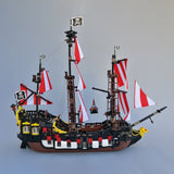 MOC - 166879 Medieval Barracuda - ship Klemmbausteine（ohne Segel） - LesDiy - Klemmbausteine
