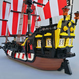 MOC - 166879 Medieval Barracuda - ship Klemmbausteine（ohne Segel） - LesDiy - Klemmbausteine