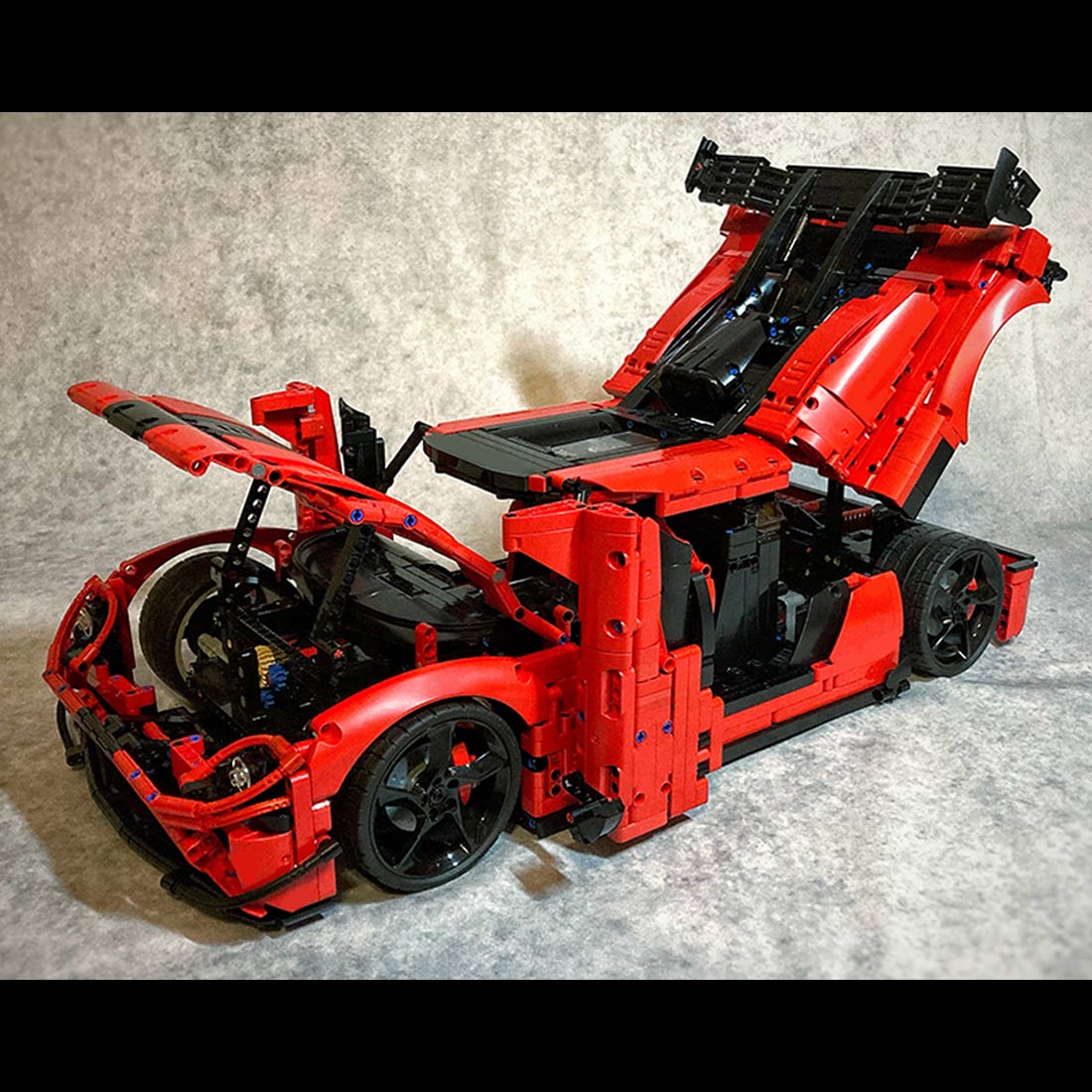 MOC - 167461 Koenigsegg Agera RS Klemmbausteine - LesDiy - Klemmbausteine
