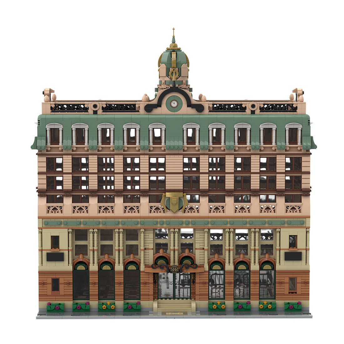MOC - 167665 Grand Studgate Hotel Klemmbausteine - LesDiy - Klemmbausteine