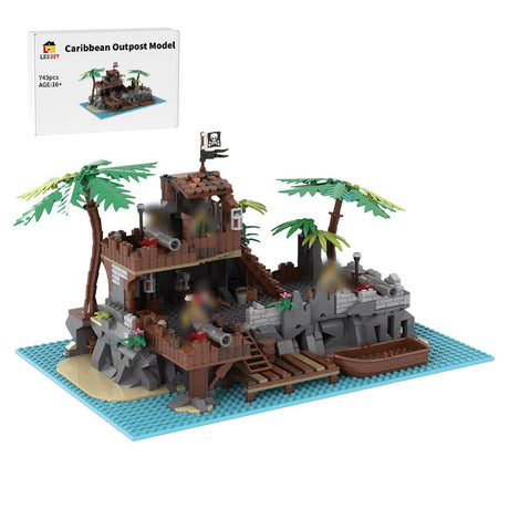 MOC - 168202 Caribbean Outpost Klemmbausteine - LesDiy - Klemmbausteine