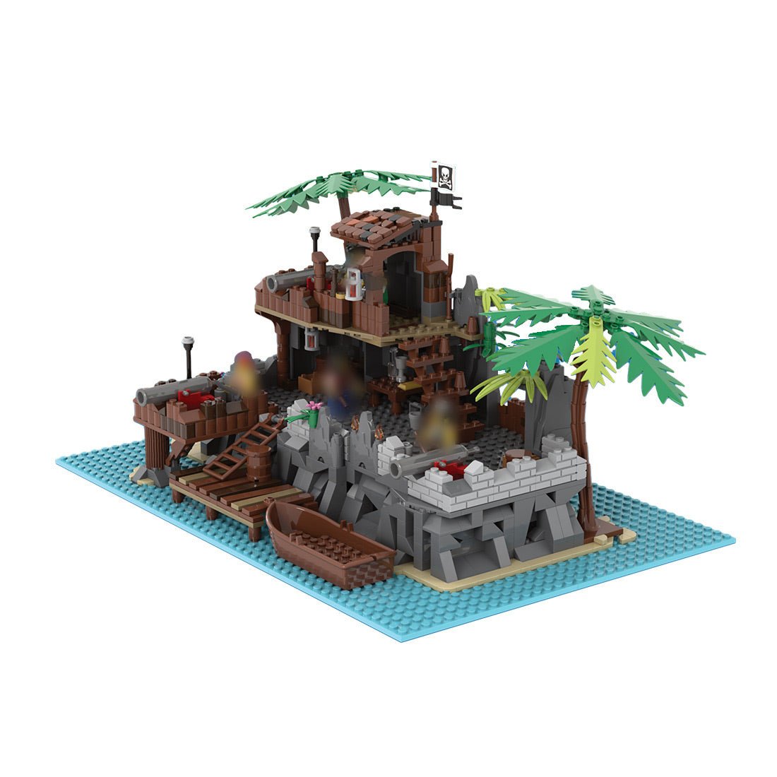 MOC - 168202 Caribbean Outpost Klemmbausteine - LesDiy - Klemmbausteine