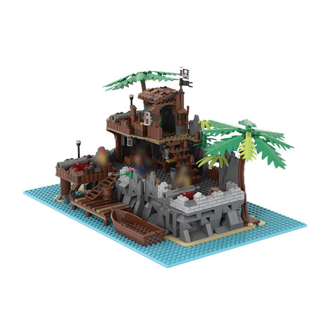 MOC - 168202 Caribbean Outpost Klemmbausteine - LesDiy - Klemmbausteine