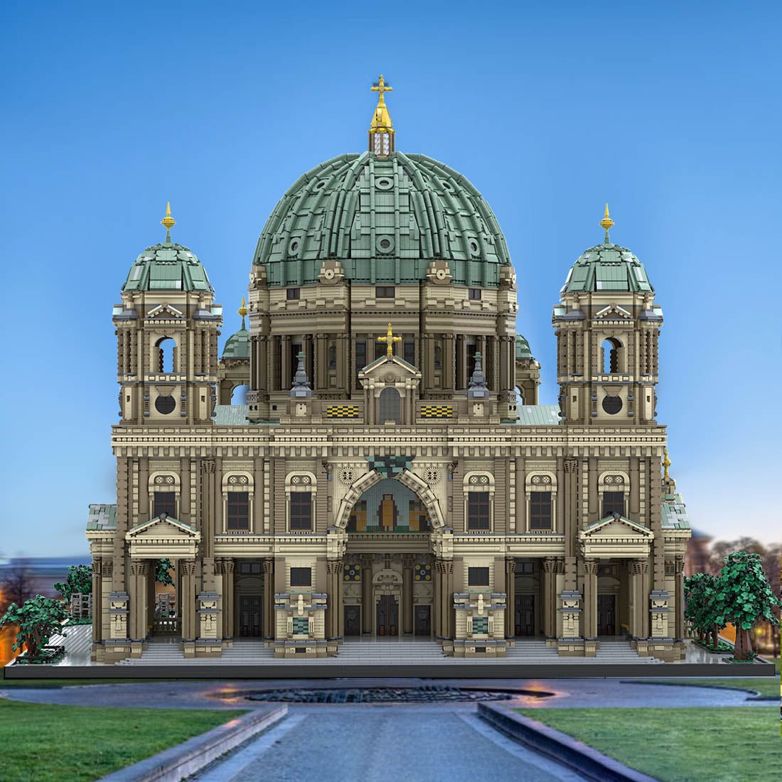 MOC - 169060 Berlin Cathedral Klemmbausteine - LesDiy - Klemmbausteine