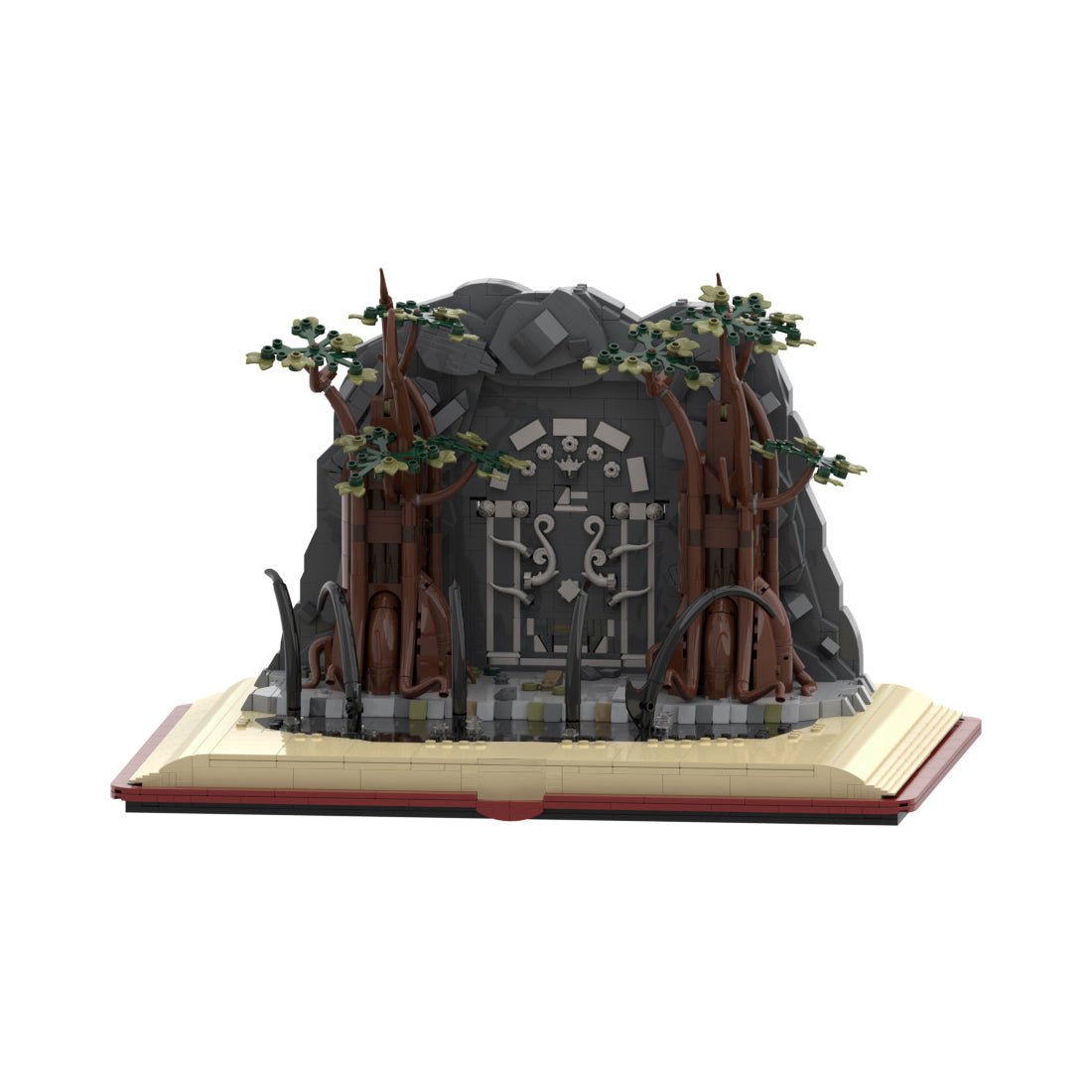 MOC - 169428 The Fellowship of the Ring - Display Stand (Doors of Durin / Moria) Klemmbausteine - LesDiy - Klemmbausteine