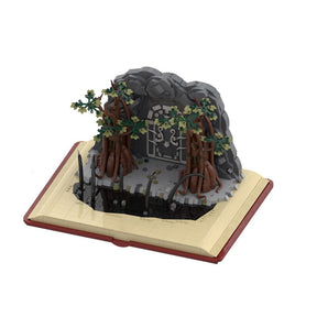 MOC - 169428 The Fellowship of the Ring - Display Stand (Doors of Durin / Moria) Klemmbausteine - LesDiy - Klemmbausteine