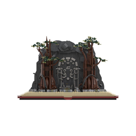 MOC - 169428 The Fellowship of the Ring - Display Stand (Doors of Durin / Moria) Klemmbausteine - LesDiy - Klemmbausteine