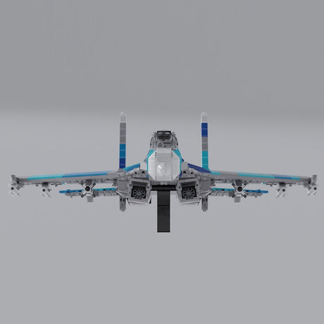 MOC - 170244 Sukhoi Su - 27 Klemmbausteine - LesDiy - Klemmbausteine