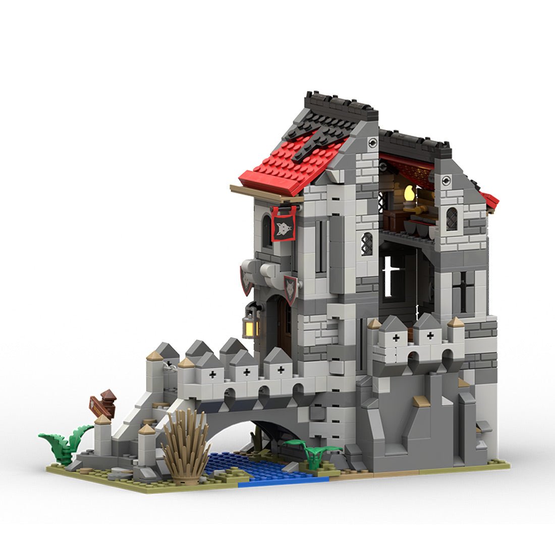 MOC - 171966 Wolfpack Wraith Watchtowwer Klemmbausteine - LesDiyLesDiy